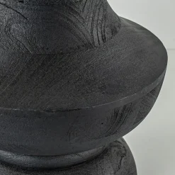 Lampvoet Nicolo zwart hout exclusief kap><noscript><img width=