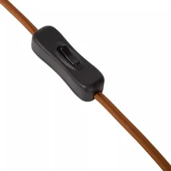 Landelijke tafellamp papier naturel met zwart></noscript>Straluma Hot