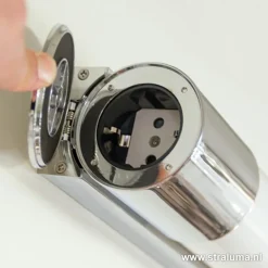 LED badkamer-wandlamp met stopcontact></noscript>Straluma Best