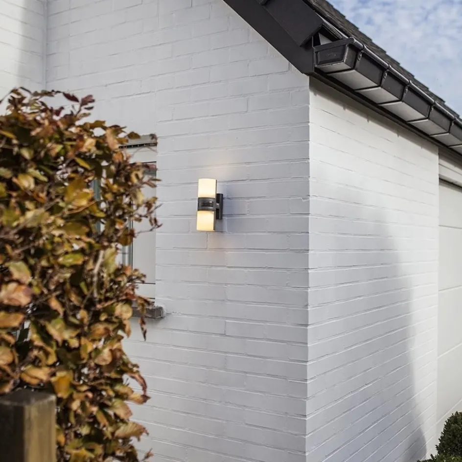 LED buitenlamp cilinder draaibaar inclusief bewegingssensor>Straluma