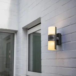 LED buitenlamp cilinder draaibaar inclusief bewegingssensor><noscript><img width=