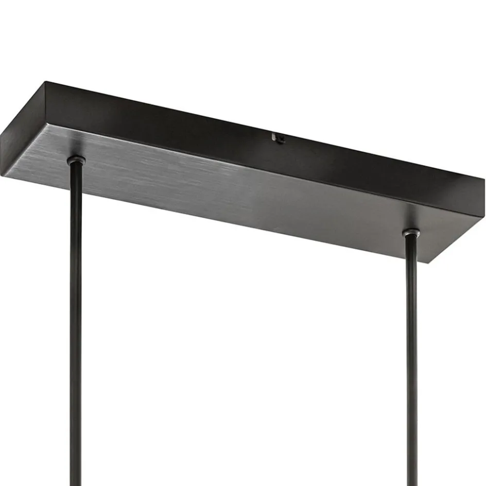 LED hanglamp aluminium mat zwart met mat goud dimbaar>Straluma Best