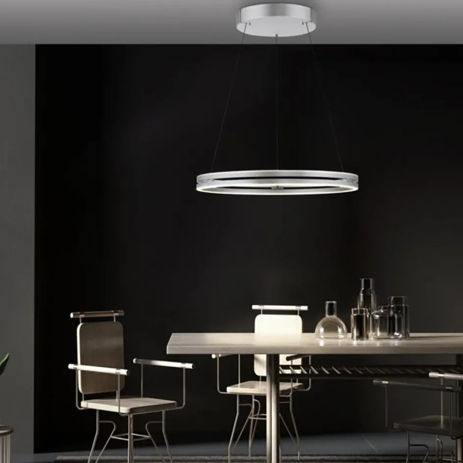 LED hanglamp aluminium met E-Lift functie>Straluma Outlet