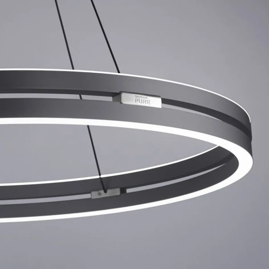 LED hanglamp grijs met E-Lift functie>Straluma Discount