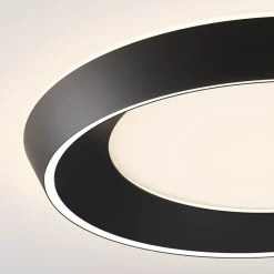 LED plafondlamp Tidal mat zwart>Straluma Outlet