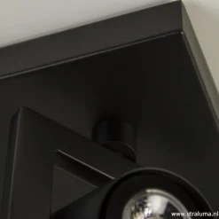LED plafondspot vierkant mat zwart><noscript><img width=