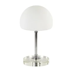 LED tafellamp chroom/opaal glas dimbaar>Straluma Best