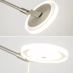 LED vloerlamp staal met uplighter en helder glas></noscript>Straluma New