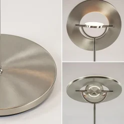 LED vloerlamp staal met uplighter en leeslamp></noscript>Straluma Outlet