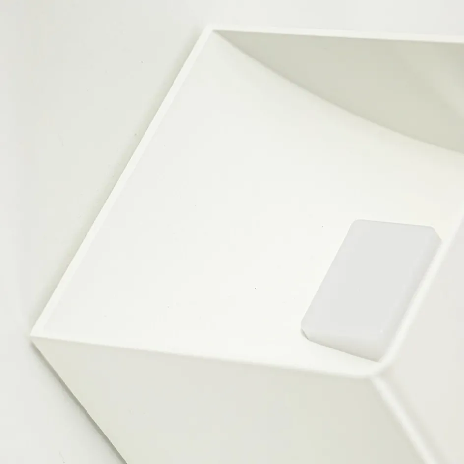 LED wandlamp oplaadbaar wit vierkant IP54>Straluma Discount