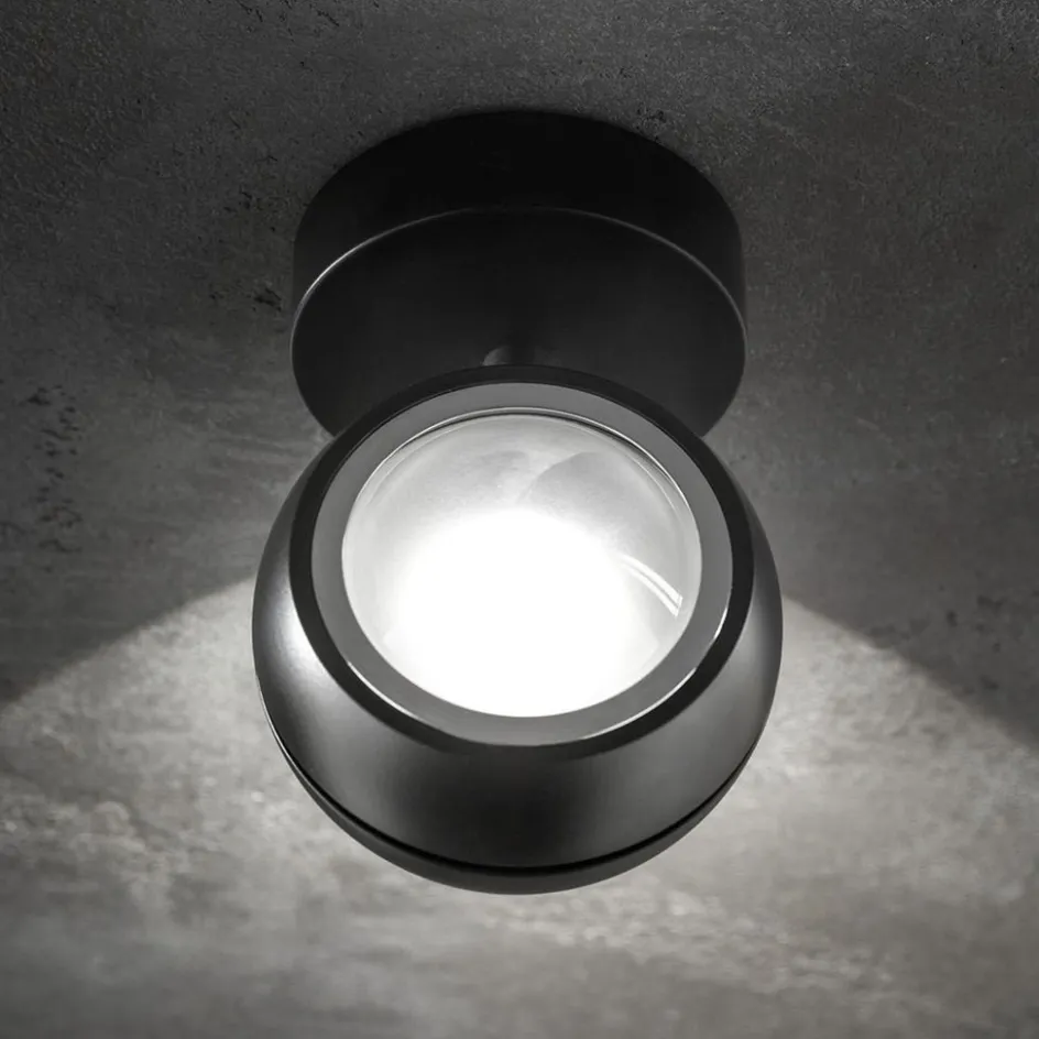 LED wandlamp up+down Nautilus Mini zwart verstelbaar>Straluma Discount