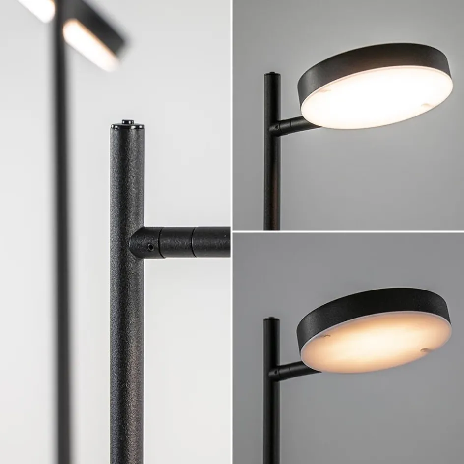 2-Lichts design vloerlamp LED op batterij dimbaar>Straluma Best
