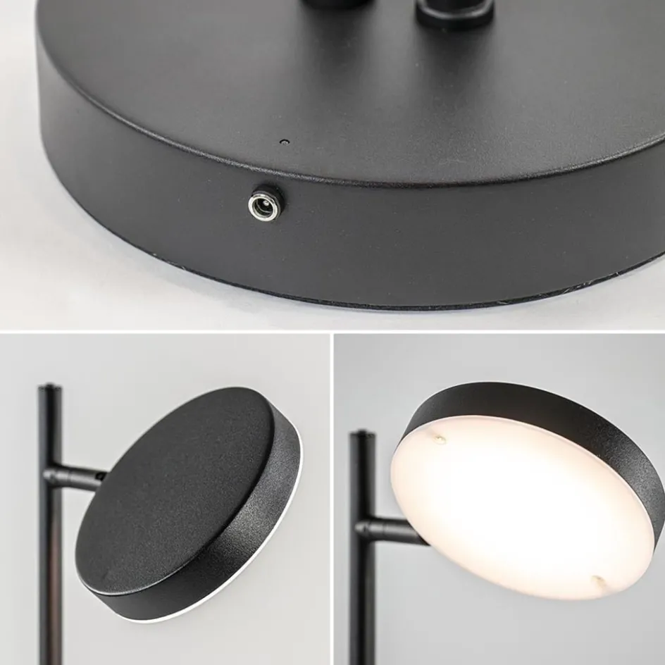 2-Lichts design vloerlamp LED op batterij dimbaar>Straluma Best