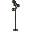 3-Lichts design vloerlamp zwart met platinum bollen>Straluma Discount