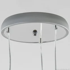 3-Lichts hanglamp chroom met smokey glazen kappen></noscript>Straluma Best