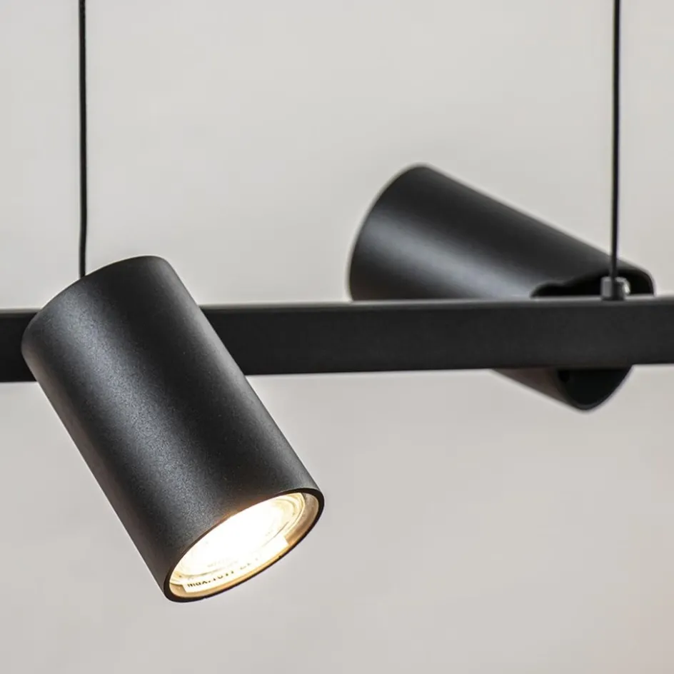 6-Lichts hanglamp spots verstelbaar zwart>Straluma Sale