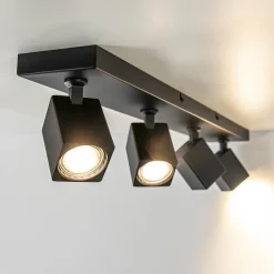 4-Lichts langwerpige opbouwspot verstelbaar GU10><noscript><img width=