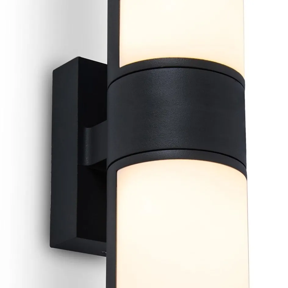 2-Lichts LED buitenlamp verstelbaar zwart aluminium>Straluma Outlet