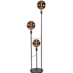 3-Lichts moderne vloerlamp mat zwart exclusief lichtbron>Straluma Best
