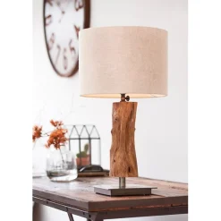 Light & Living lampvoet Siji metaal met hout><noscript><img width=