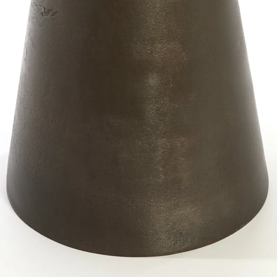 Light and Living bijzettafel Ynez bruin marmer 29x43 cm>Straluma Best