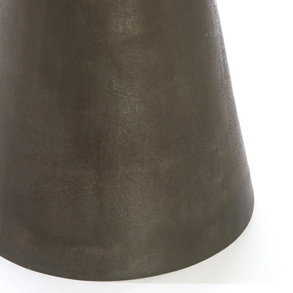 Light and Living bijzettafel Ynez bruin marmer 36x51 cm>Straluma