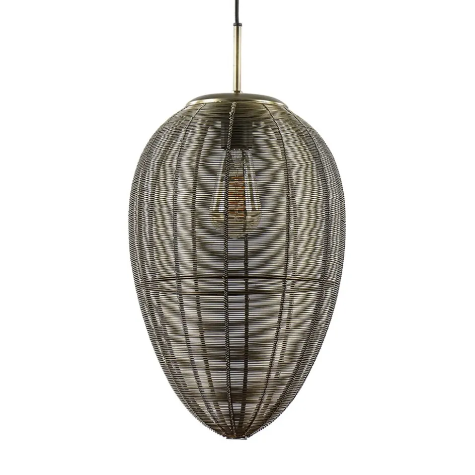 Light and Living hanglamp Yaelle antiek brons met zwart>Straluma Best