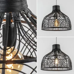 Light and Living hanglamp Pocita zwart><noscript><img width=