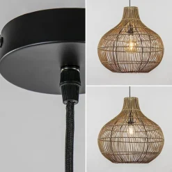 Light and Living hanglamp Pacino donker rotan></noscript>Straluma Hot