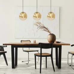 Light and Living hanglamp Medina 3L goud met amber glas><noscript><img width=