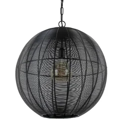 Light and Living hanglamp Amarah rond mat zwart>Straluma