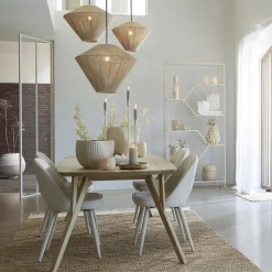 Light and Living hanglamp Felida crème 53 cm></noscript>Straluma