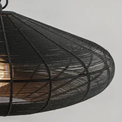 Light and Living hanglamp Bahoto mat zwart 51 cm><noscript><img width=