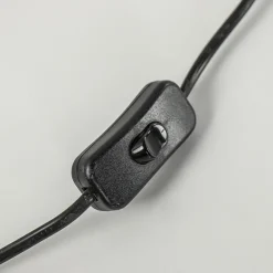 Light and Living lampvoet Paolo zwart hout excl. kap><noscript><img width=