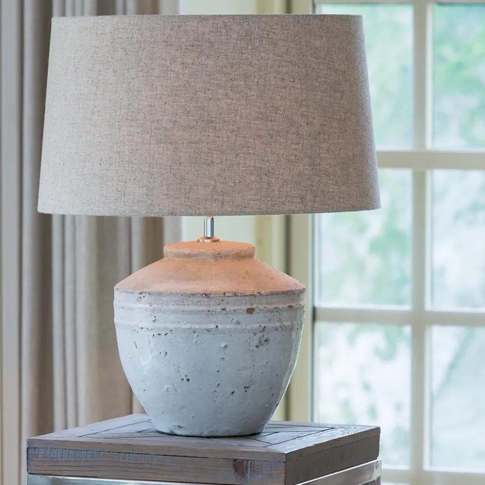 Light and Living lampvoet Toba wit 25x35 cm>Straluma