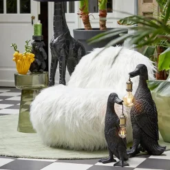 Light and Living tafellamp Duck mat zwart met brons><noscript><img width=