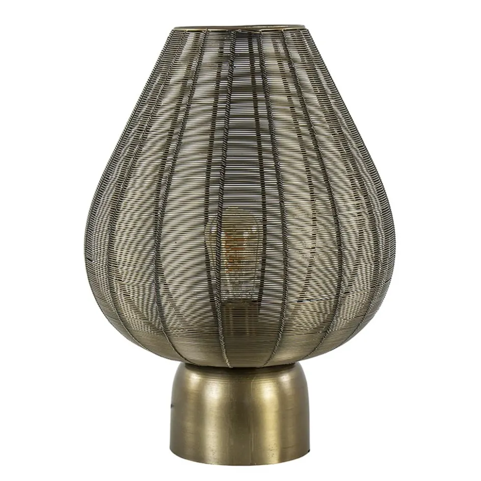 Light and Living tafellamp Suneko antiek brons>Straluma