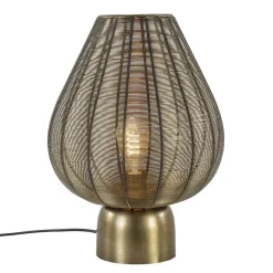 Light and Living tafellamp Suneko antiek brons>Straluma