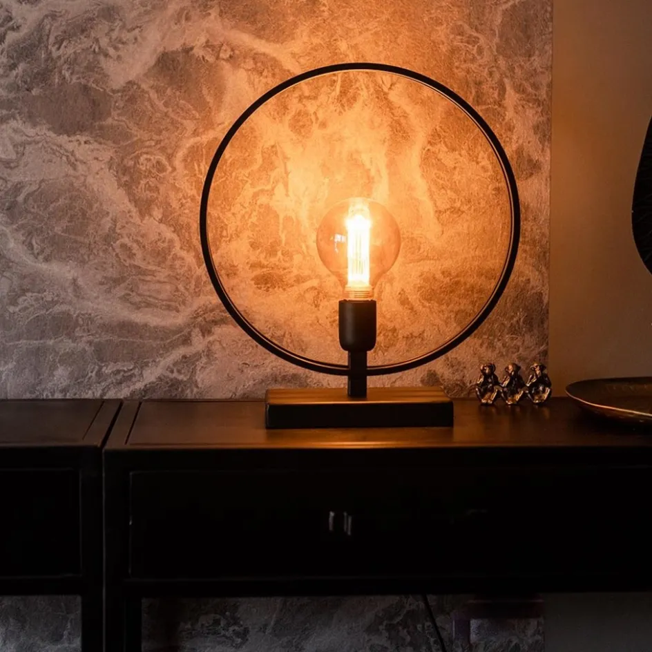 Light and Living tafellamp Rudra mat zwart>Straluma Sale