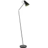 Light and Living vloerlamp Barre zwart met goud verstelbaar>Straluma Hot