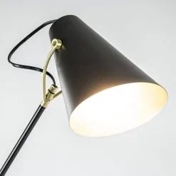 Light and Living vloerlamp Barre zwart met goud verstelbaar></noscript>Straluma Hot