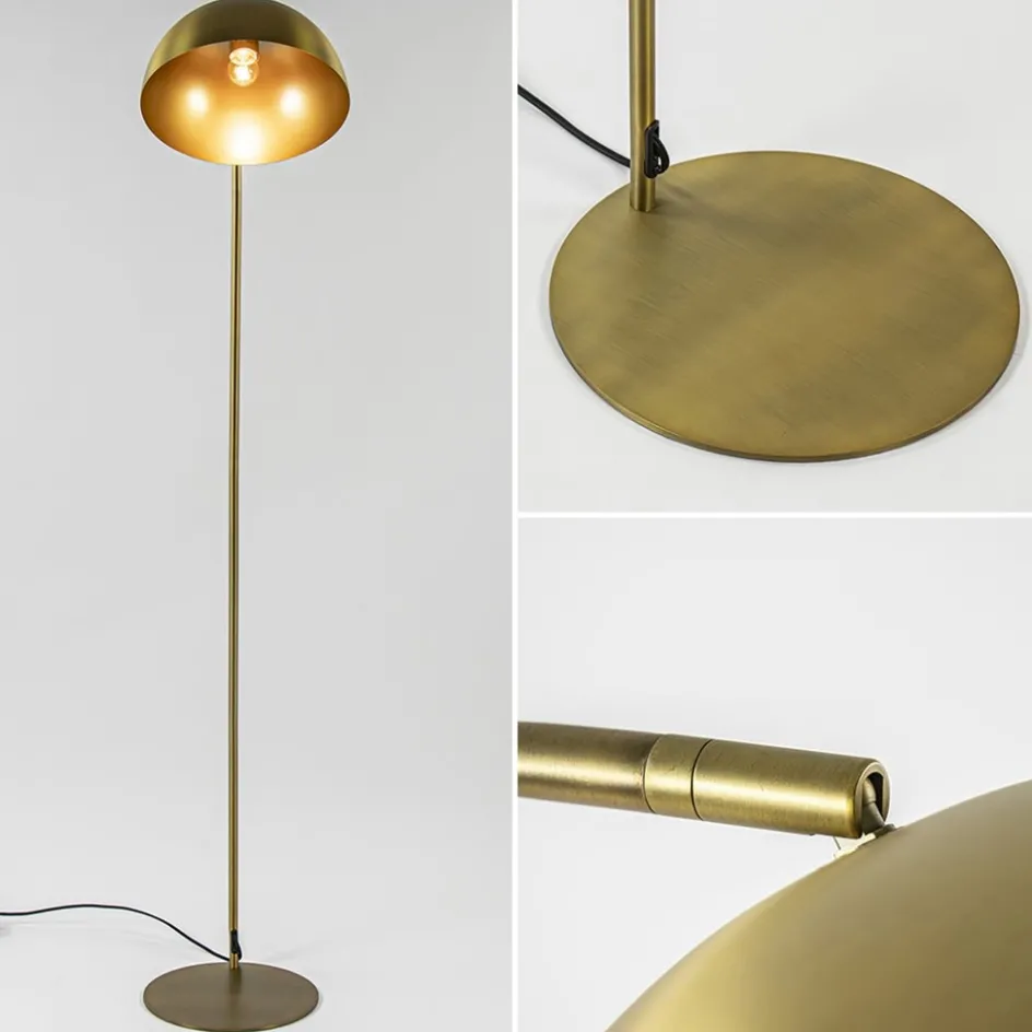 Light and Living vloerlamp Mette antiek brass>Straluma Clearance