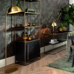 Light and Living vloerlamp Mette antiek brass><noscript><img width=