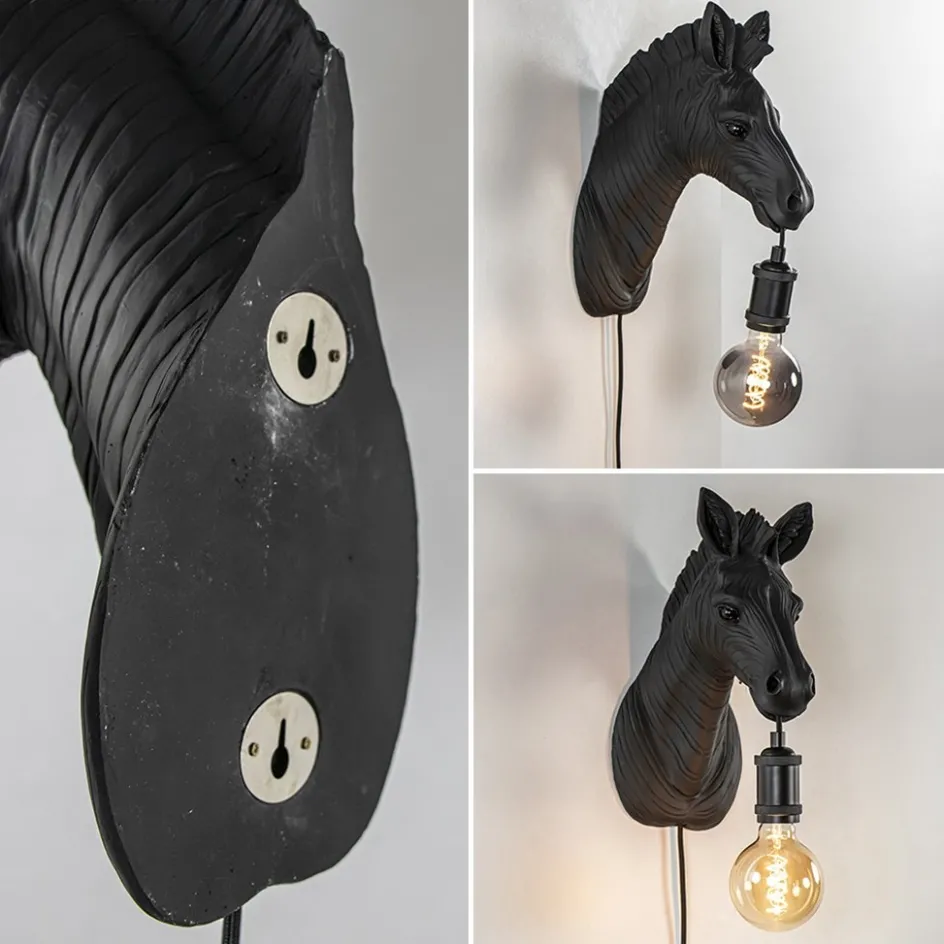 Light and Living wandlamp Zebra mat zwart>Straluma Clearance