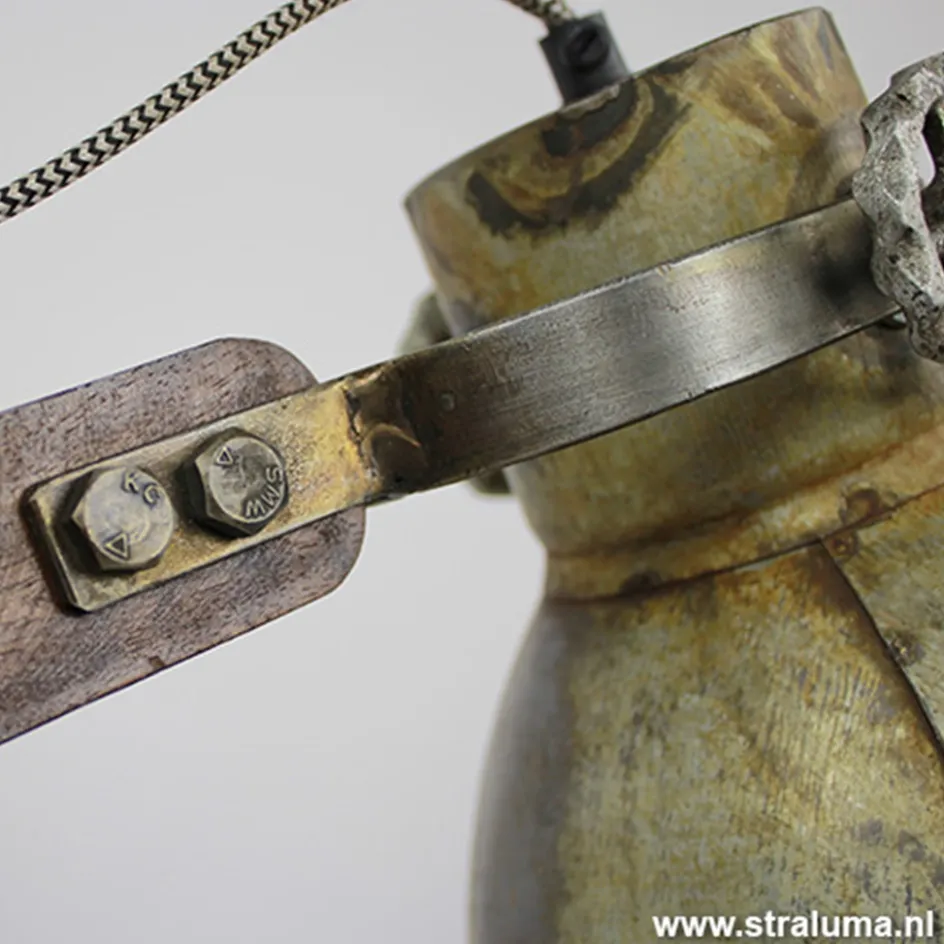 Light Living bureaulamp Ekerd hout-staal>Straluma Outlet