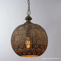 Light Living hanglamp Ananya bruin-goud>Straluma Hot