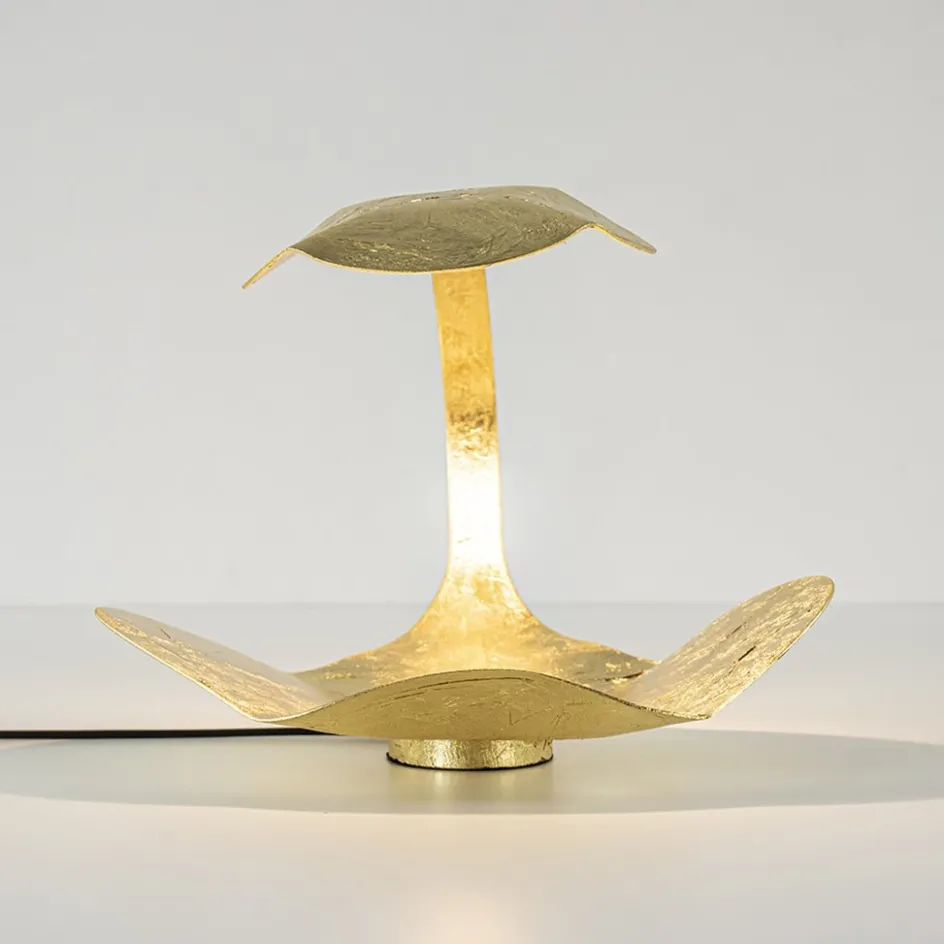 Luxe LED tafellamp goldleaf dimbaar>Straluma Hot