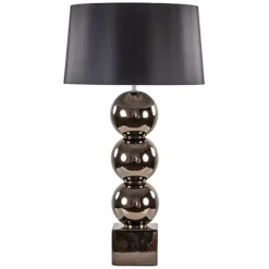 Luxe tafellamp bol brons exclusief kap>Straluma New