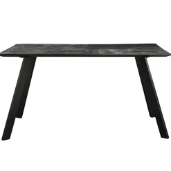 Mango houten eettafel 140x80 cm zwart>Straluma Sale