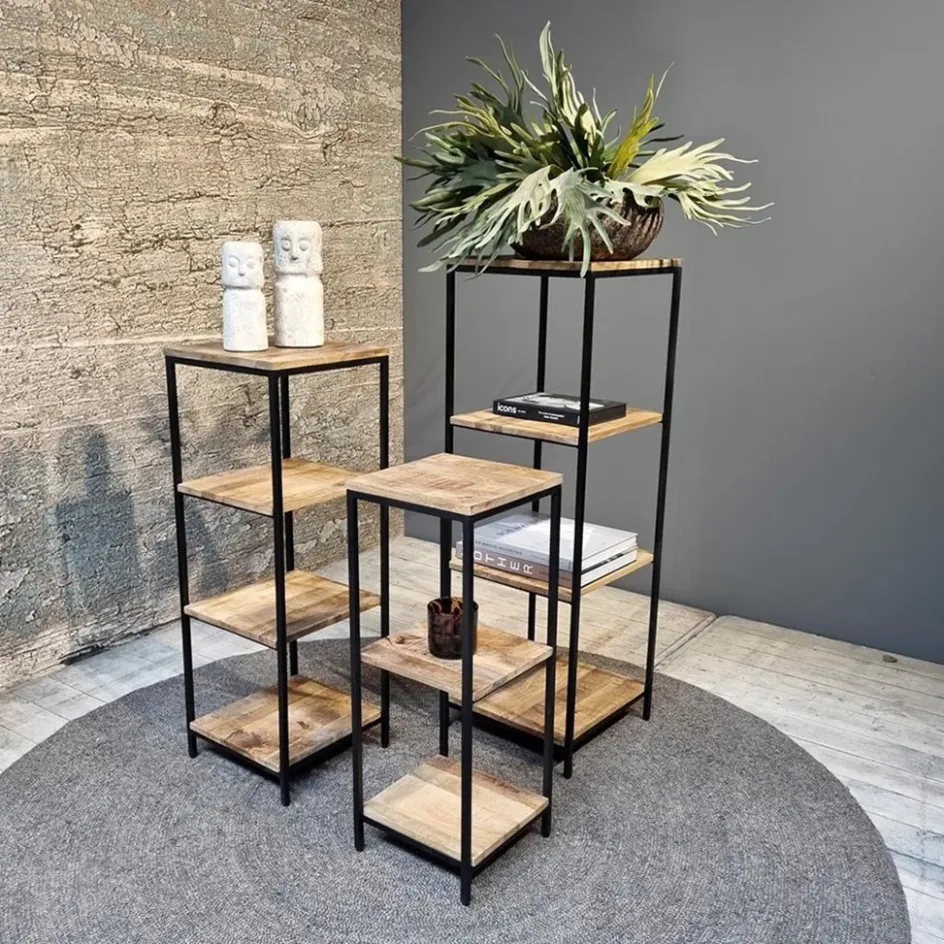 Mango houten kastje 30x30x80 cm>Straluma Discount